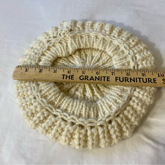 Cintelli e Galluzzo Knit slouchy beret made in Italy Wool blend - Picture 5 of 6